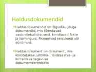 Haldusdokumendid #2