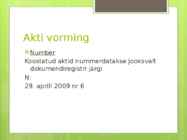 Haldusdokumendid #25