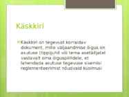 Haldusdokumendid #5