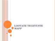 Loovate tegevuste mapp