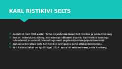 KARL RISTIKIVI #14