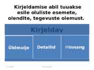 Kirjeldav-arutlev ja jutustav #7