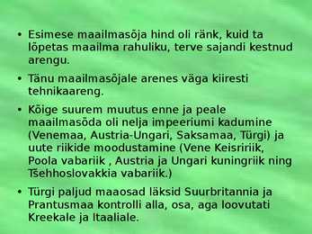 I Maailmasõda #3
