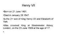 Henry VIII #2