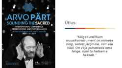 Arvo Pärt esitlus #3