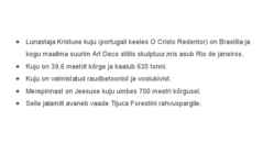 Lunastaja kristuse kuju #2