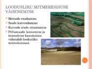 Põllumajanduse mõju keskkonnale #3