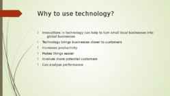 Presentatsioon-How does technology can improve a business #3