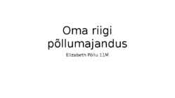 Kanada ja India põllumajandus