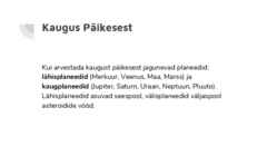 Päikesesüsteem #12