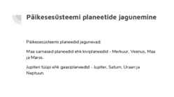 Päikesesüsteem #6