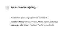 Päikesesüsteem #10