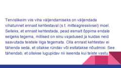 Viha põhjused ja väljendused #6