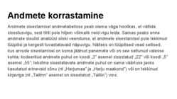 Andmeanalüüs ja statistika uurimistöös #18