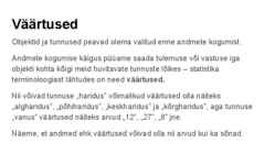 Andmeanalüüs ja statistika uurimistöös #5