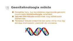 Geenitehnoloogia arstiteaduses #2