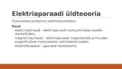 Elektriaparaadid #5