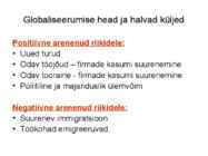 Tänapäeva maailm - Maailma ühtsus ja mitmekesisus #18