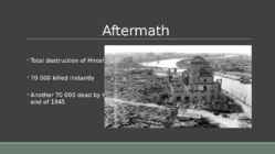 The bombing of Hiroshima #4