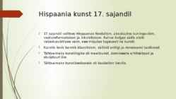 Eesti kunst 1975-1990 Hispaania ja Flandria kunst 17-sajandil #3