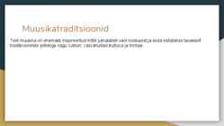 Tsiili kultuuriline ja muusikaline taust #4