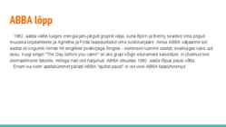 ABBA liikmed ja tegevus #11