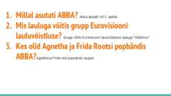 ABBA liikmed ja tegevus #14