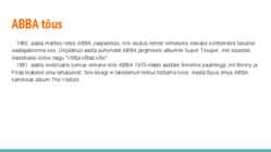 ABBA liikmed ja tegevus #10