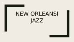 New Orleansi Jazz