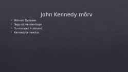 John Kennedy elulugu #4