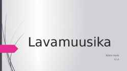 Lavamuusika
