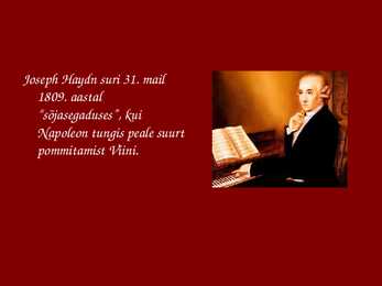 Joseph Haydn ist põhjalik powerpoint presentatsioon #7