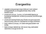 Eesti energeetikatööstus #2