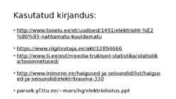 Elektrioht ja ohutusklassid #14
