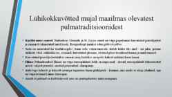 ERINEVATE MAADE PULMAKOMBED #8