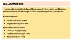 KLASSITSISM 16 - 19-sajand #2