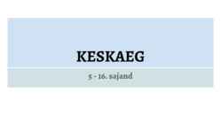 KESKAEG 5 - 16-sajand