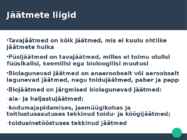 Jäätmed kui ülemaailmne keskkonnaprobleem #3