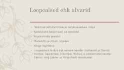 Ökosüsteem - loopealsed ehk alvarid #2