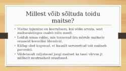 Maitsmine ja haistmine #7