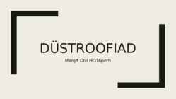Düstroofiad