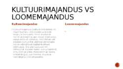 Loomemajandus ja valdkonnad #5