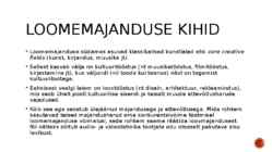 Loomemajandus ja valdkonnad #6