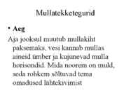Pedosfäär-mulla profiil #20