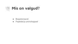 Valgud-jaotus ja struktuur #2