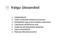 Valgud-jaotus ja struktuur #5