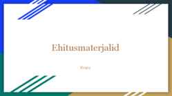 Ehitusmaterjalid