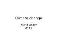 Climate change