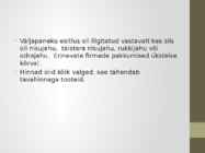 Kahe toidukauba kategooria vaatlus #5