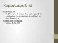 Kahe toidukauba kategooria vaatlus #6
